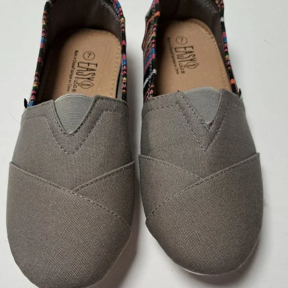 Canvas Shoes Easy Usa Shoes Hogan By TOD'S Scarpa Easy Donna Khaki Canvas  Sneakers Shoes US